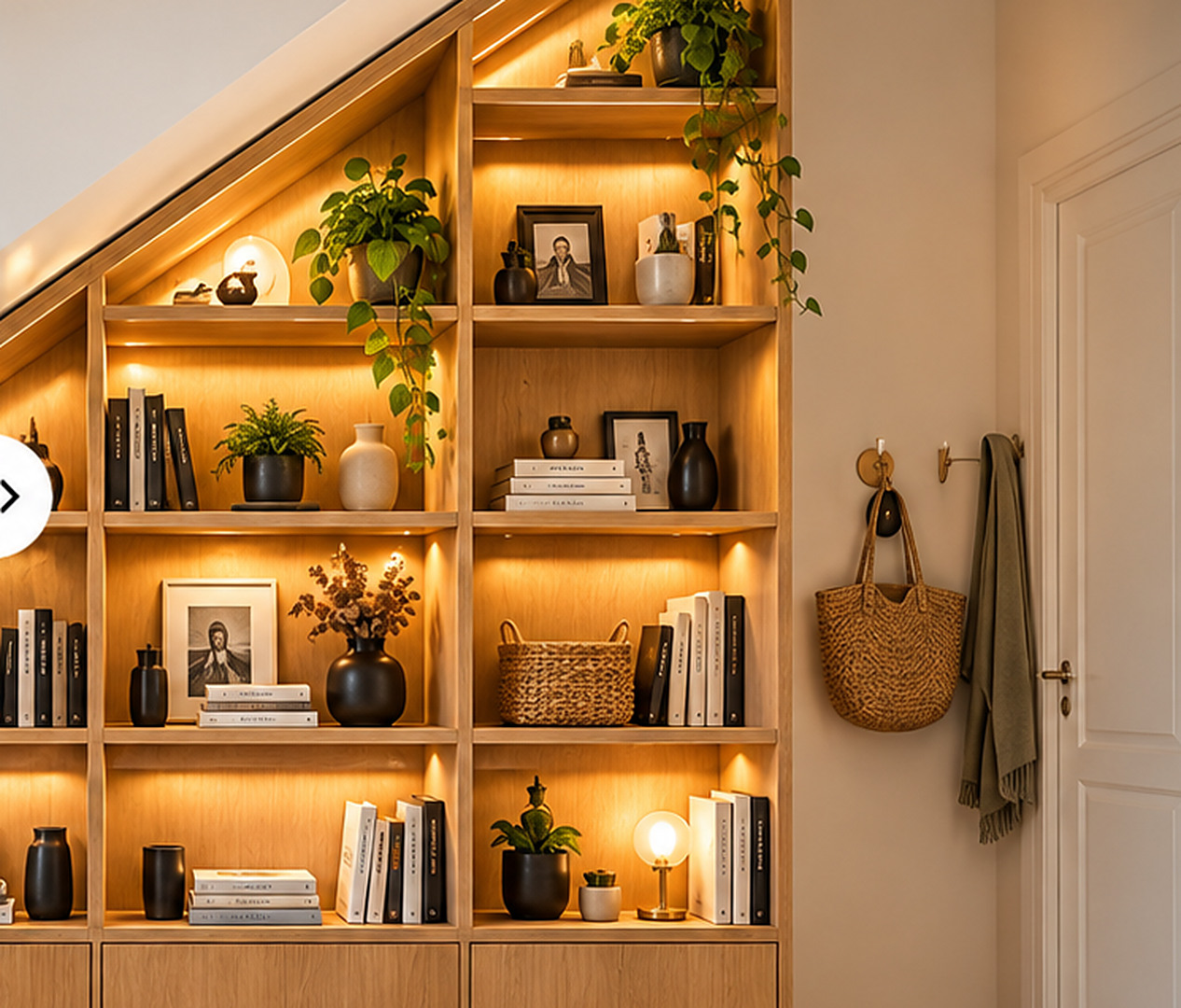 Inspiration Rangement sous escalier : Bibliothèque intégrée et meubles réalistes