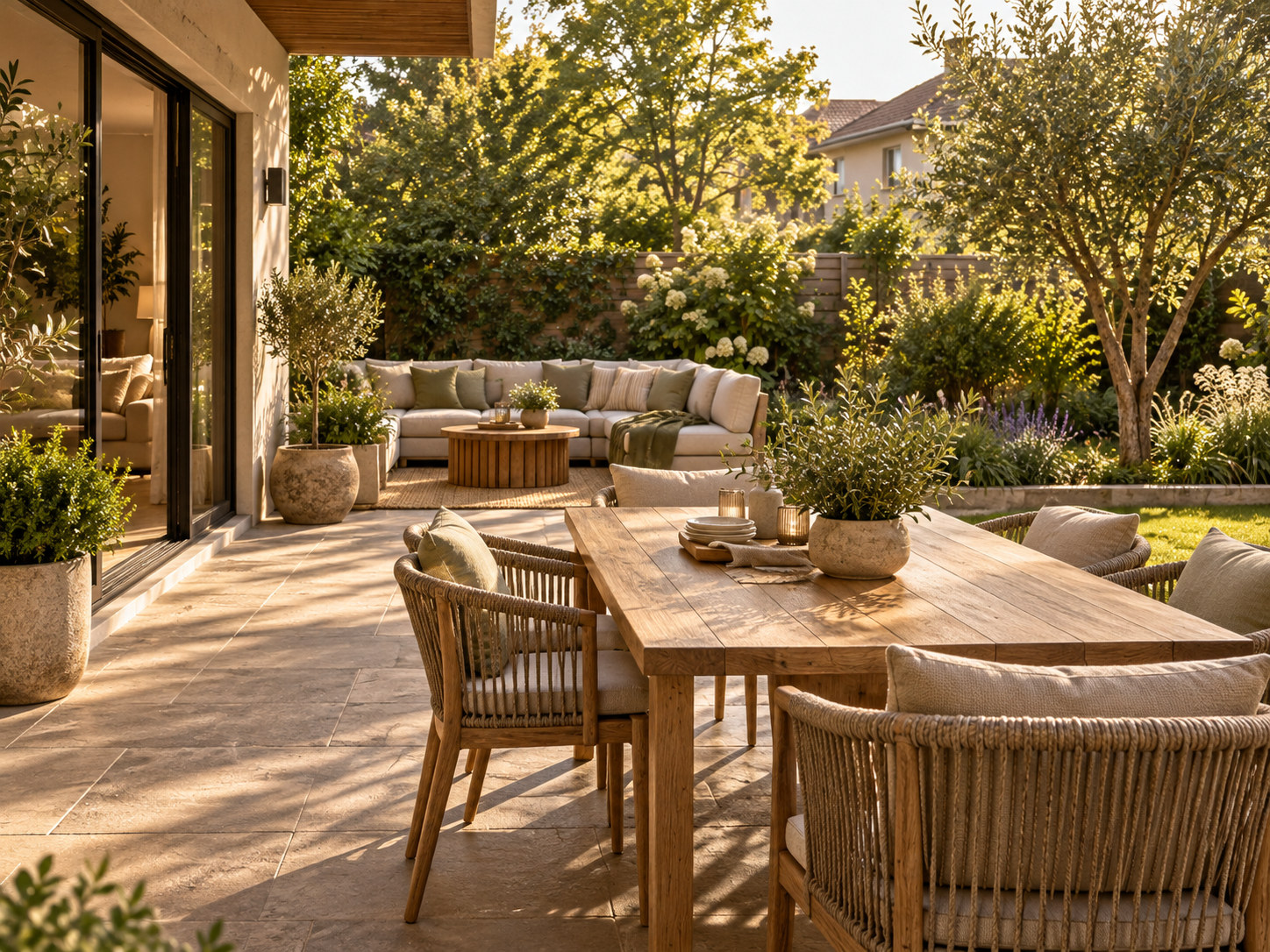 Inspiration Petit jardin végétalisé : Allées et végétaux naturels pour profiter du dehors