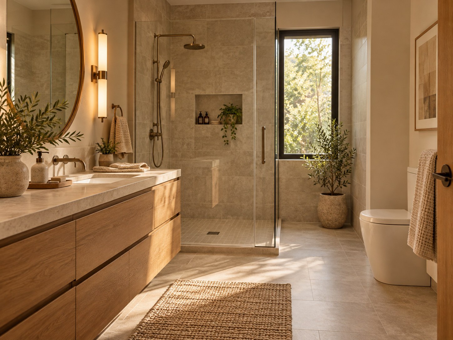 Inspiration Petits WC optimisés : Lave-mains compact, rangement vertical et couleurs claires